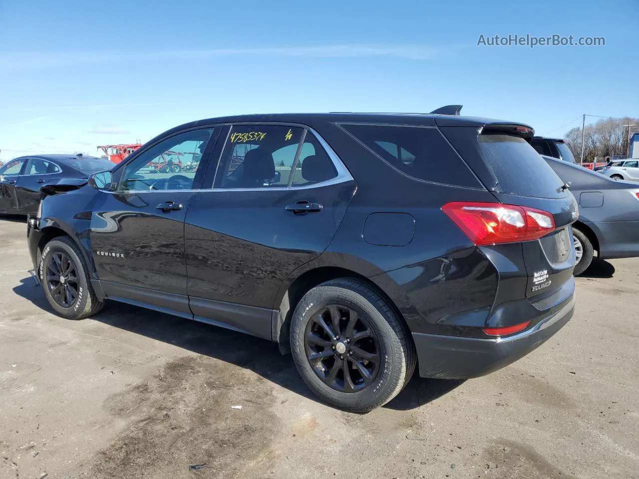 2018 Chevrolet Equinox Lt Черный vin: 2GNAXSEV7J6265160