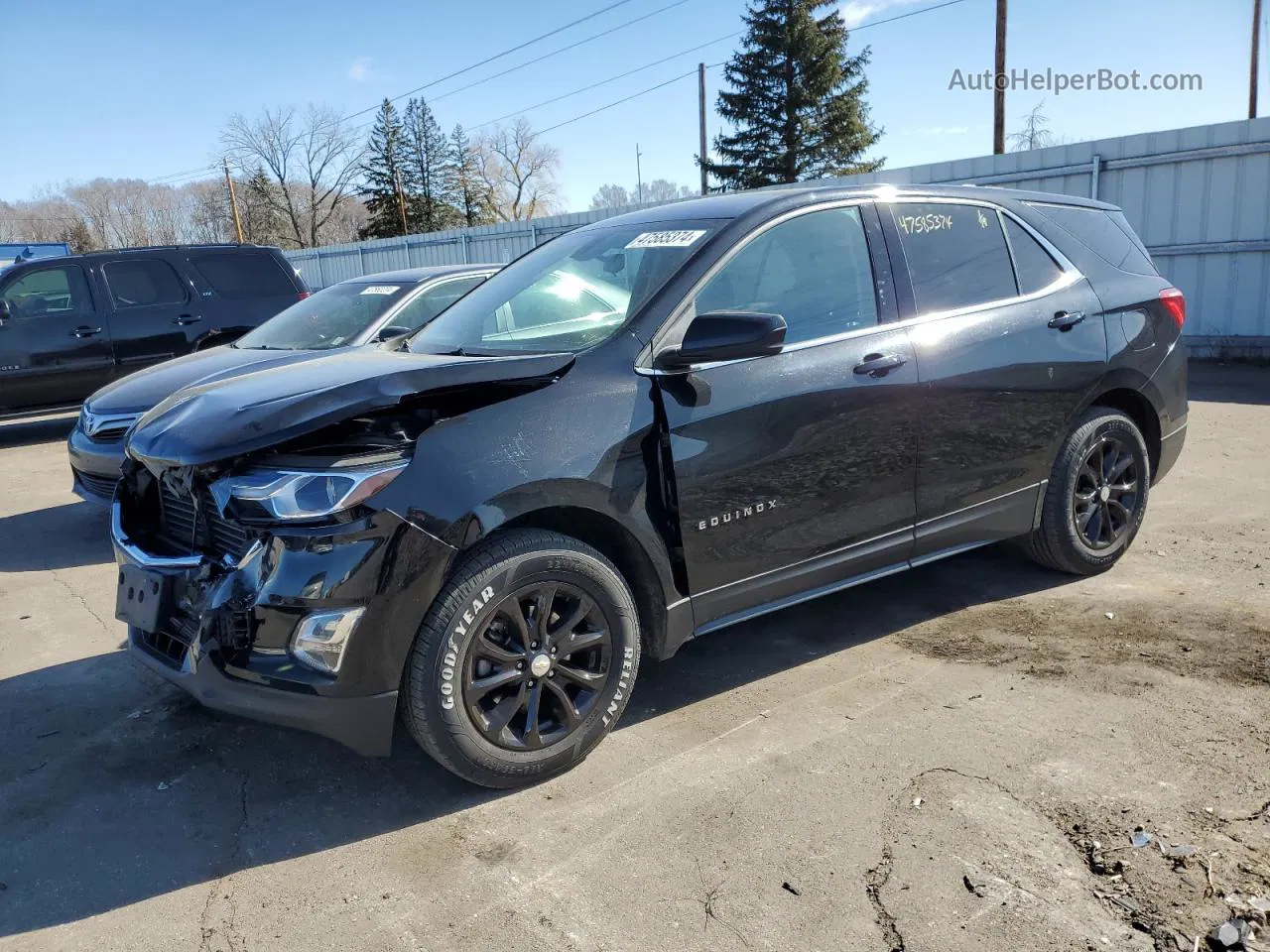 2018 Chevrolet Equinox Lt Черный vin: 2GNAXSEV7J6265160