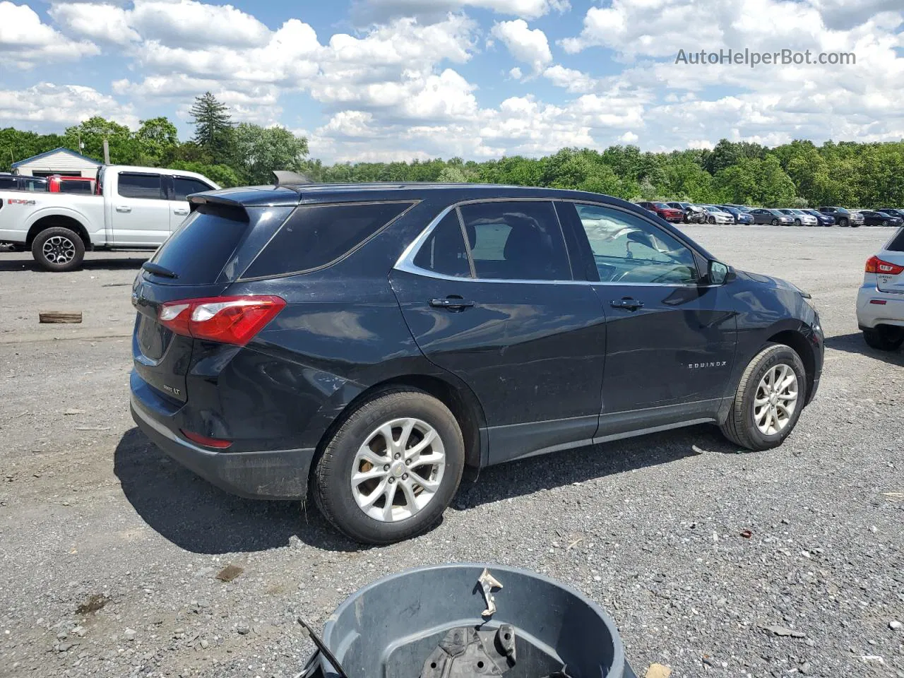 2018 Chevrolet Equinox Lt Черный vin: 2GNAXSEV7J6268608