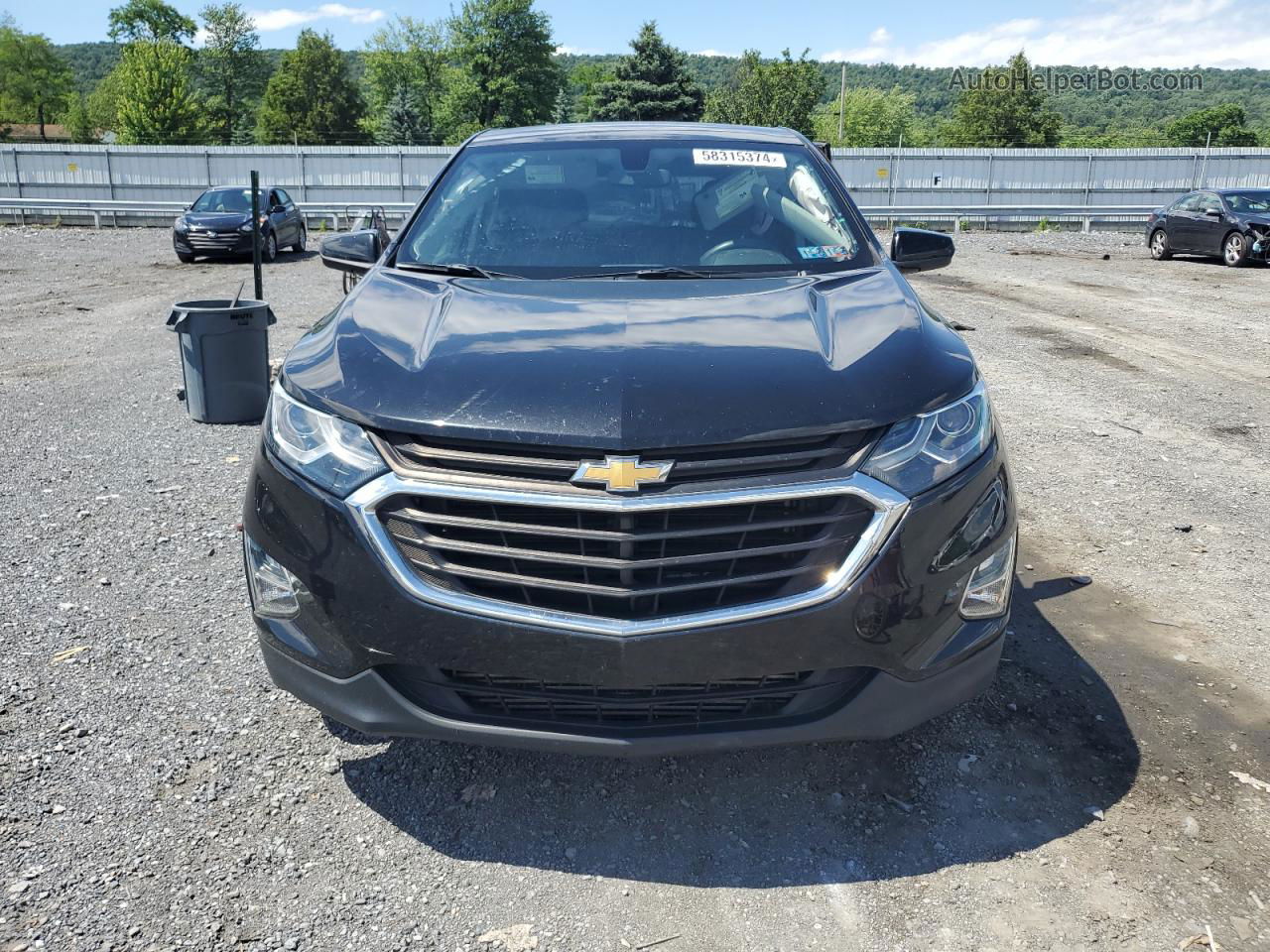 2018 Chevrolet Equinox Lt Черный vin: 2GNAXSEV7J6268608