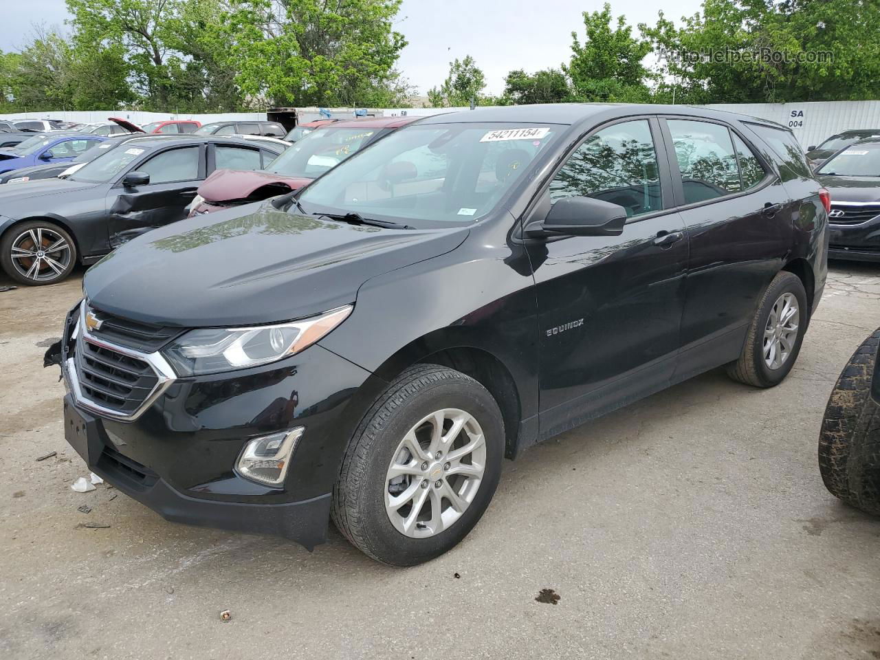 2020 Chevrolet Equinox Ls Black vin: 2GNAXSEV7L6171718