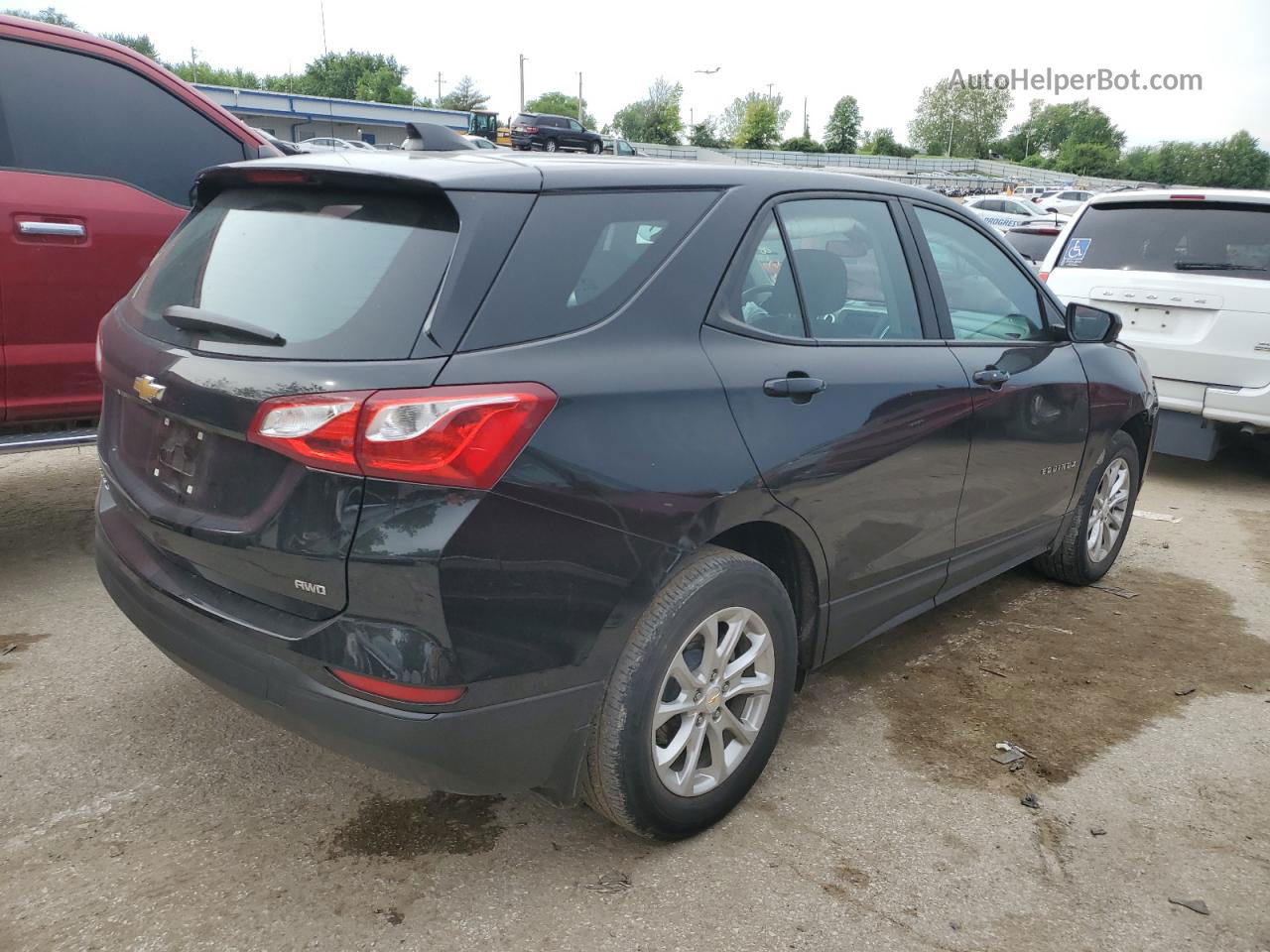 2020 Chevrolet Equinox Ls Black vin: 2GNAXSEV7L6171718