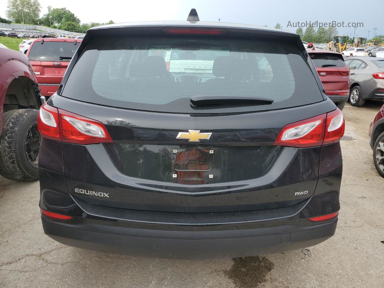 2020 Chevrolet Equinox Ls Black vin: 2GNAXSEV7L6171718