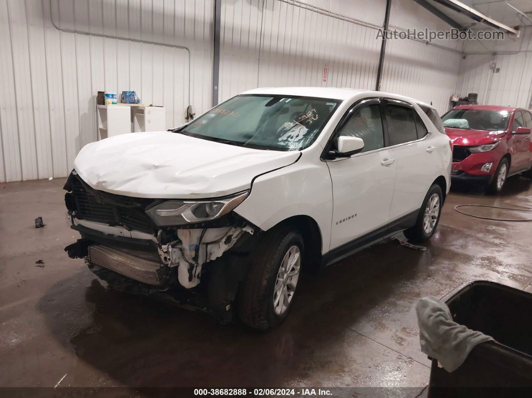 2018 Chevrolet Equinox Lt White vin: 2GNAXSEV8J6305407