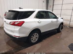 2018 Chevrolet Equinox Lt White vin: 2GNAXSEV8J6305407