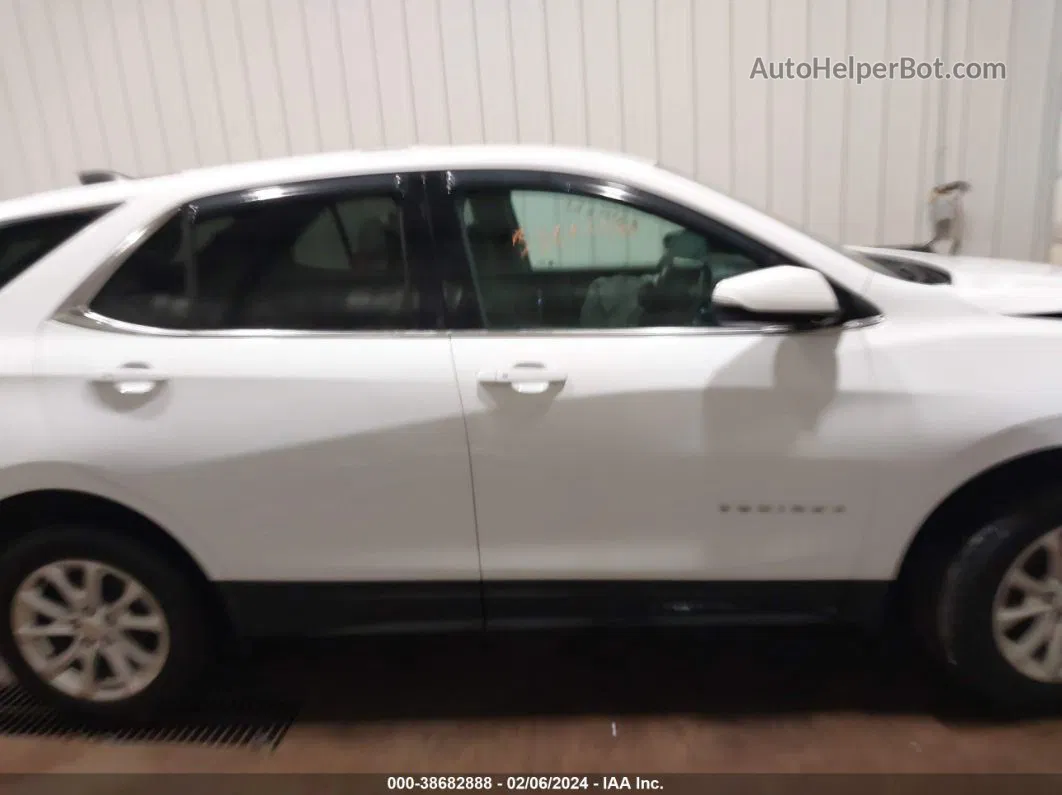 2018 Chevrolet Equinox Lt White vin: 2GNAXSEV8J6305407