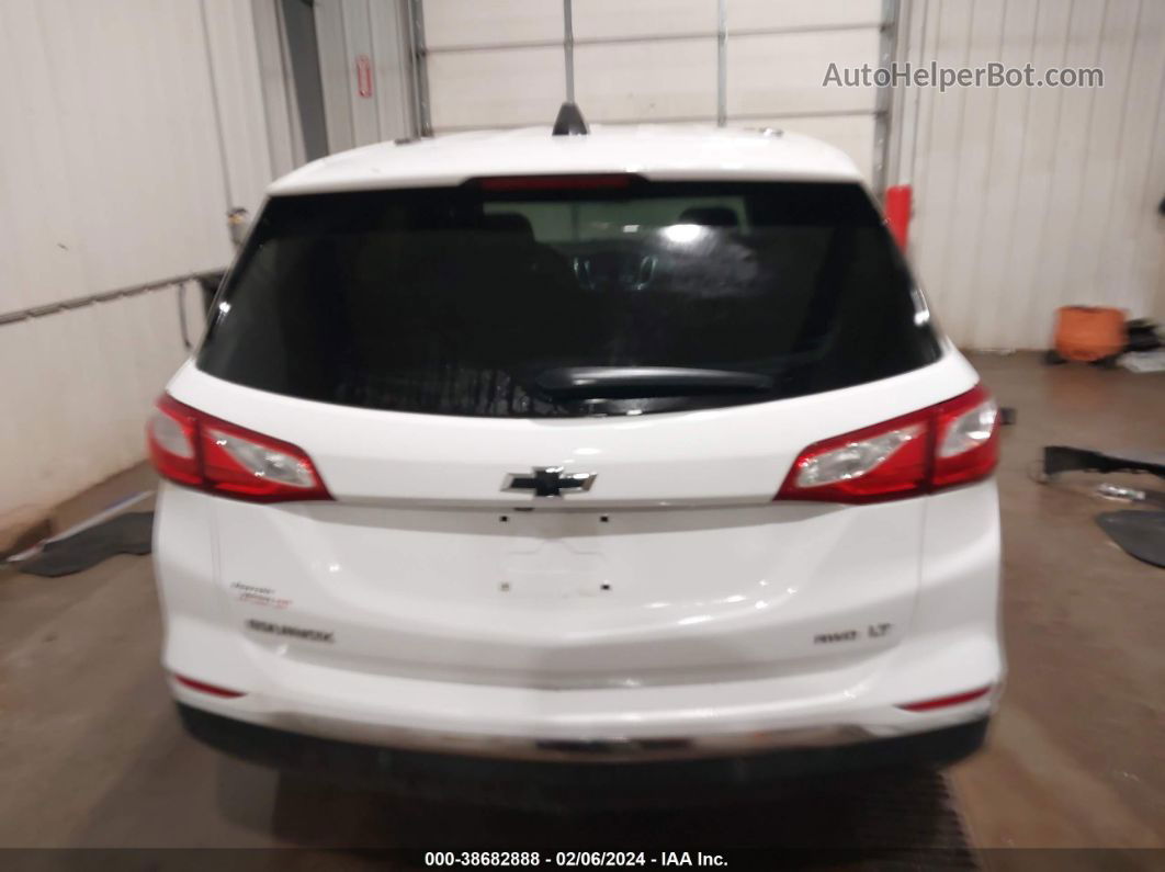 2018 Chevrolet Equinox Lt White vin: 2GNAXSEV8J6305407