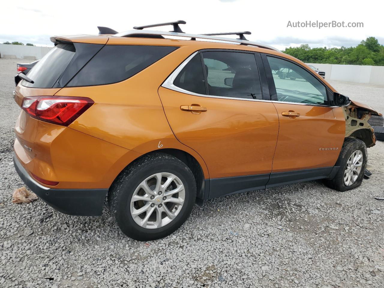 2018 Chevrolet Equinox Lt Orange vin: 2GNAXSEV8J6312048