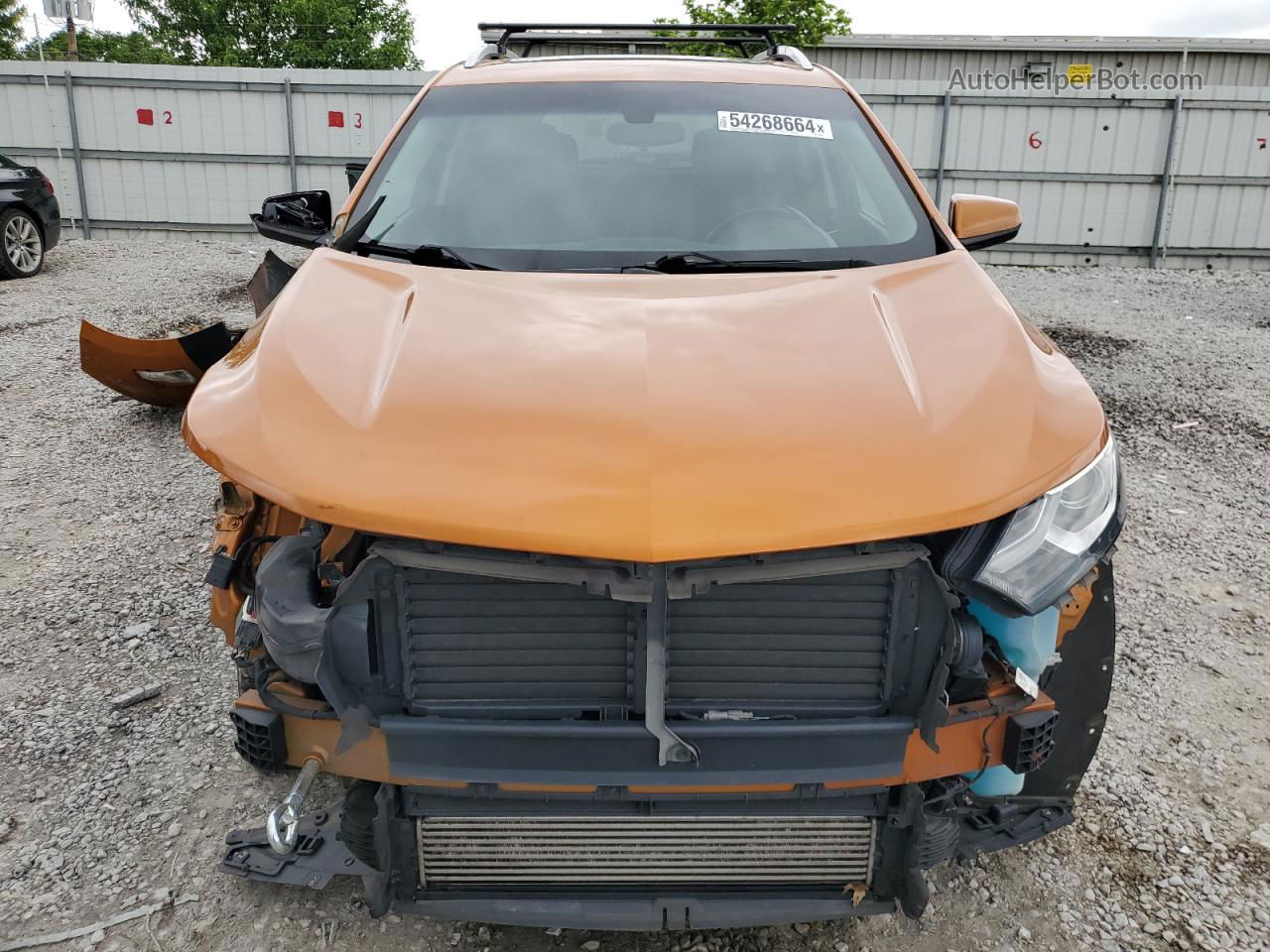 2018 Chevrolet Equinox Lt Orange vin: 2GNAXSEV8J6312048