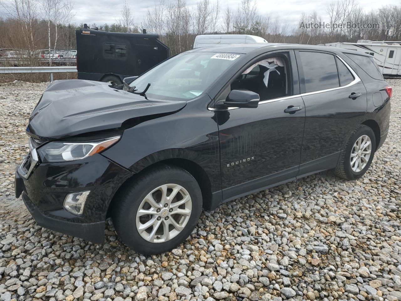 2018 Chevrolet Equinox Lt Black vin: 2GNAXSEV8J6324992