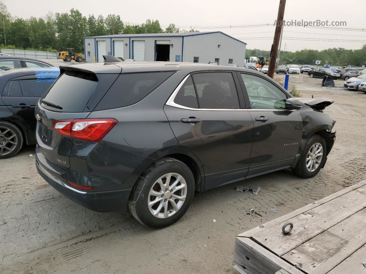 2018 Chevrolet Equinox Lt Gray vin: 2GNAXSEV8J6344594