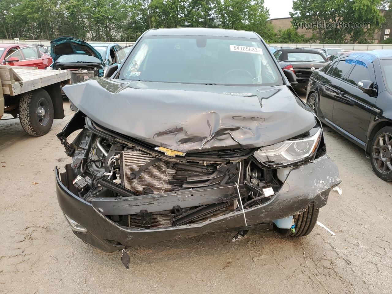 2018 Chevrolet Equinox Lt Gray vin: 2GNAXSEV8J6344594