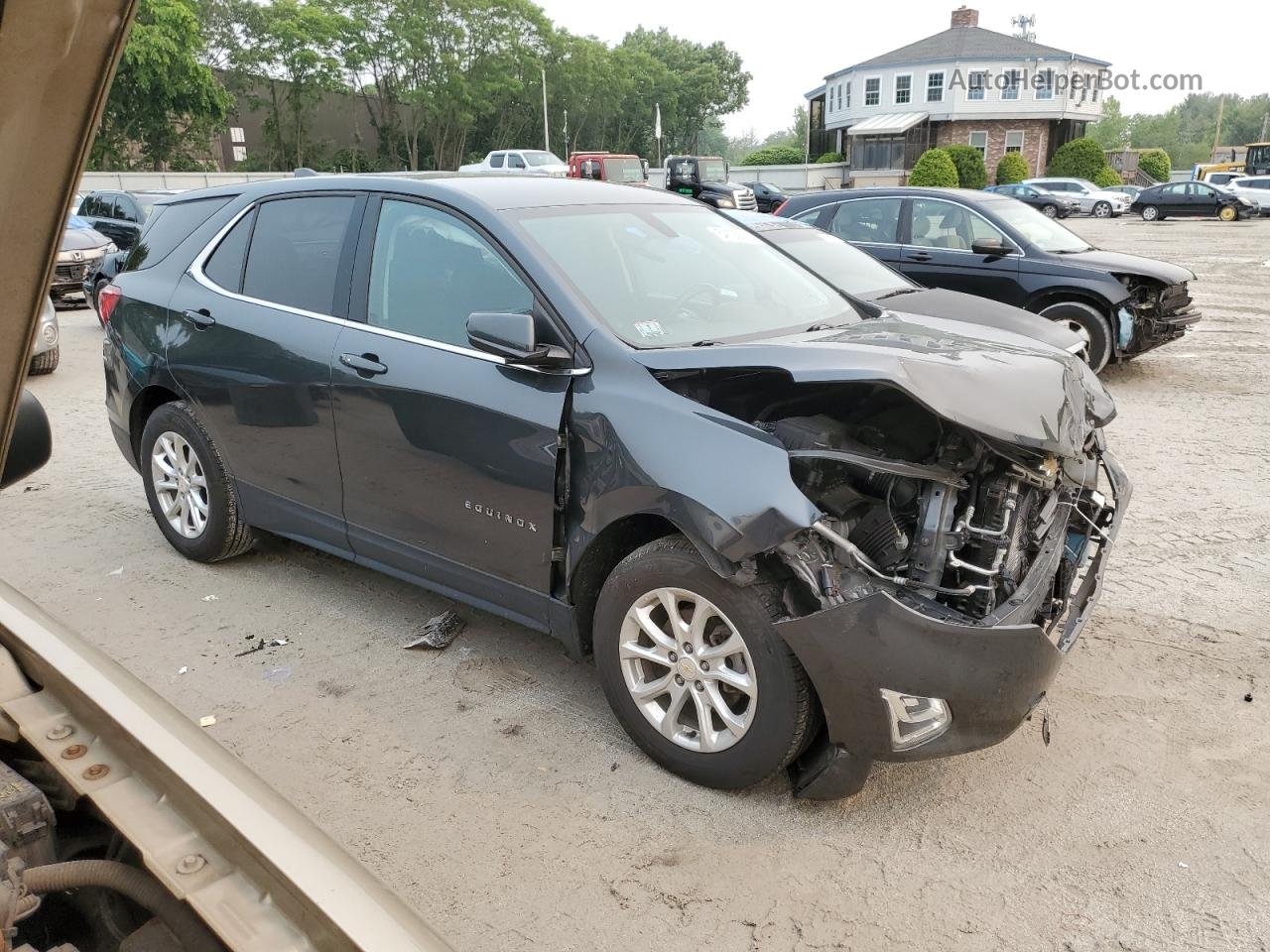 2018 Chevrolet Equinox Lt Gray vin: 2GNAXSEV8J6344594