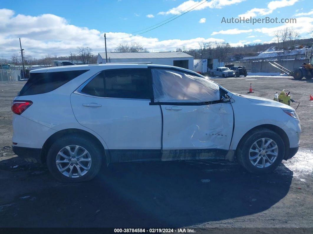 2018 Chevrolet Equinox Lt White vin: 2GNAXSEV9J6213755