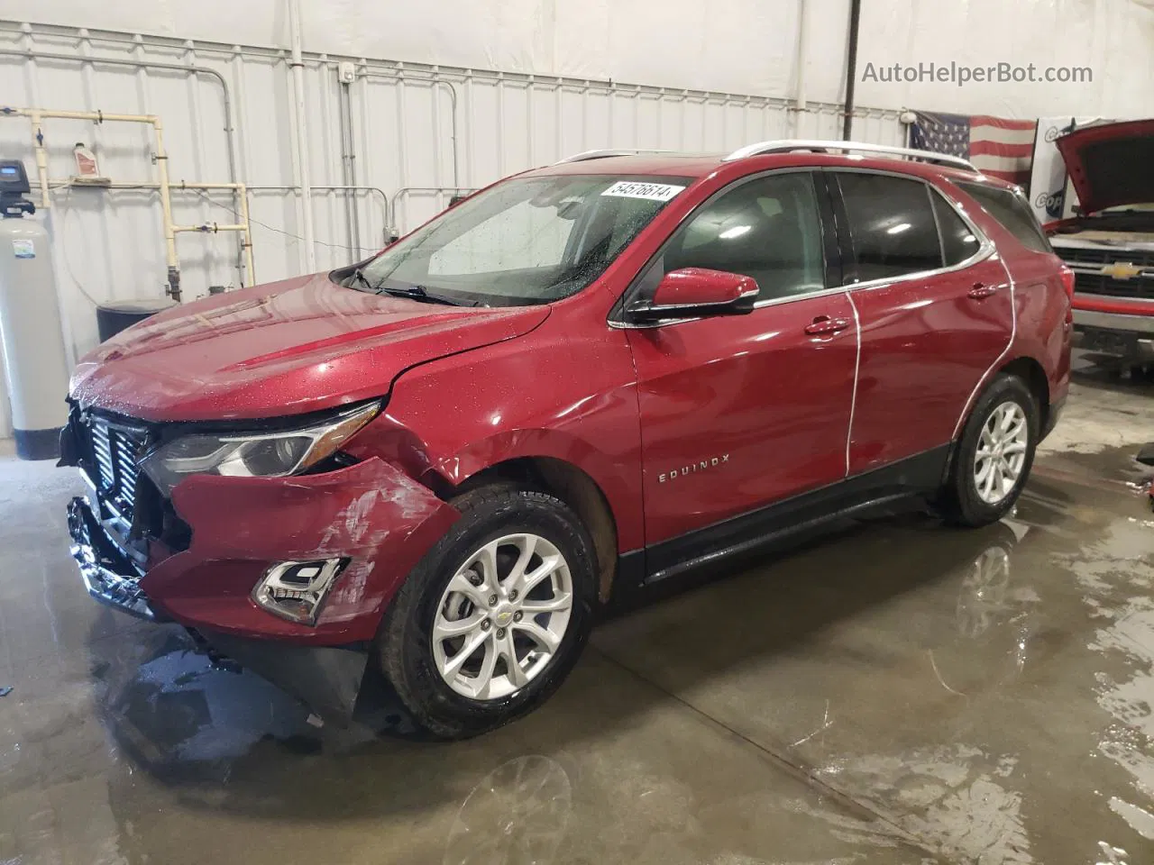 2018 Chevrolet Equinox Lt Maroon vin: 2GNAXSEVXJ6143022