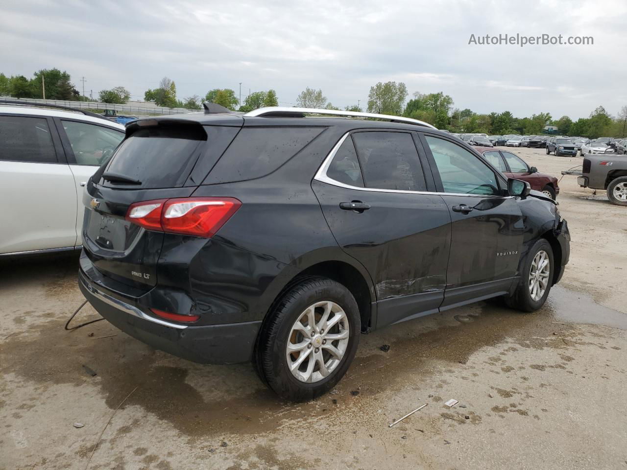 2018 Chevrolet Equinox Lt Black vin: 2GNAXSEVXJ6343446