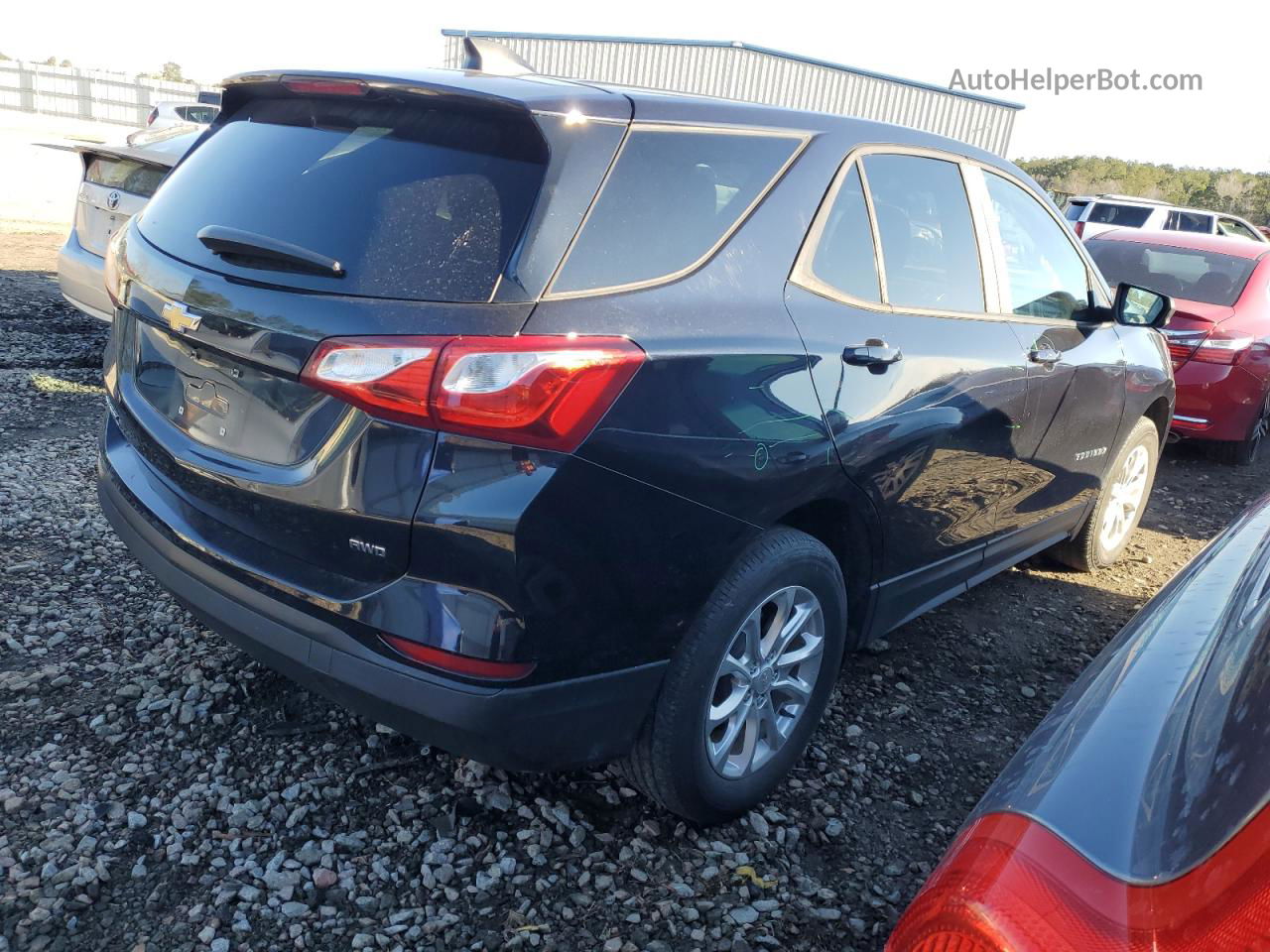 2020 Chevrolet Equinox Ls Black vin: 2GNAXSEVXL6123078