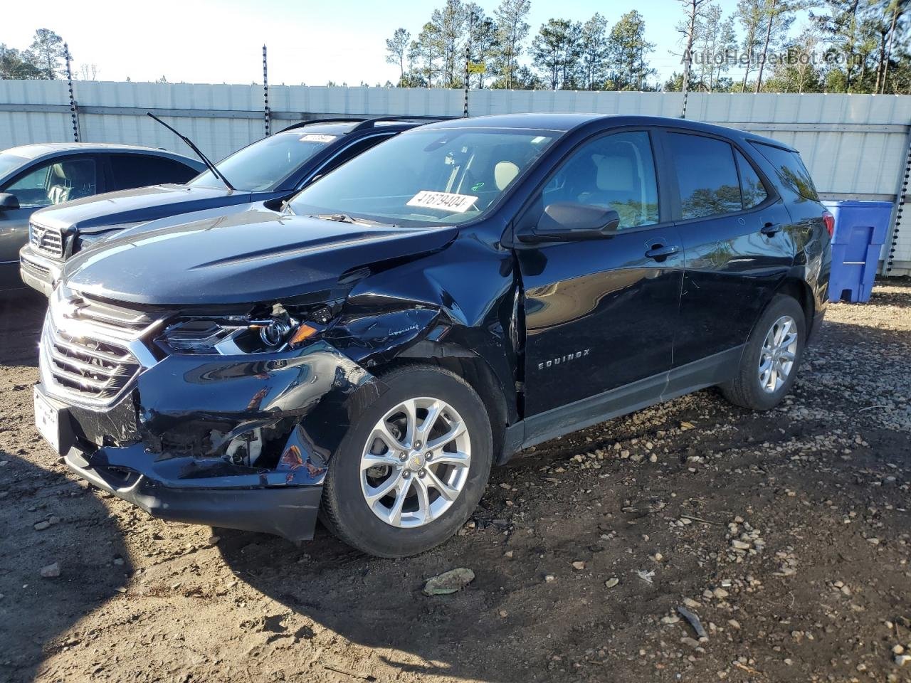 2020 Chevrolet Equinox Ls Black vin: 2GNAXSEVXL6123078