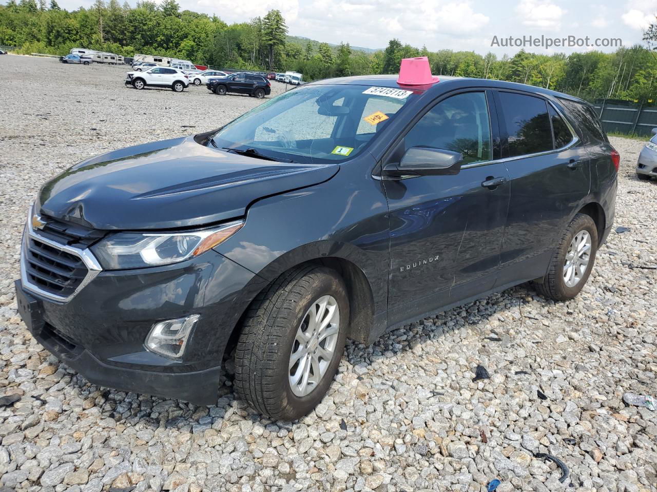 2020 Chevrolet Equinox Lt Gray vin: 2GNAXTEV0L6210574