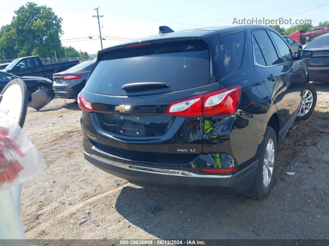 2020 Chevrolet Equinox Awd 2fl Black vin: 2GNAXTEV2L6227473