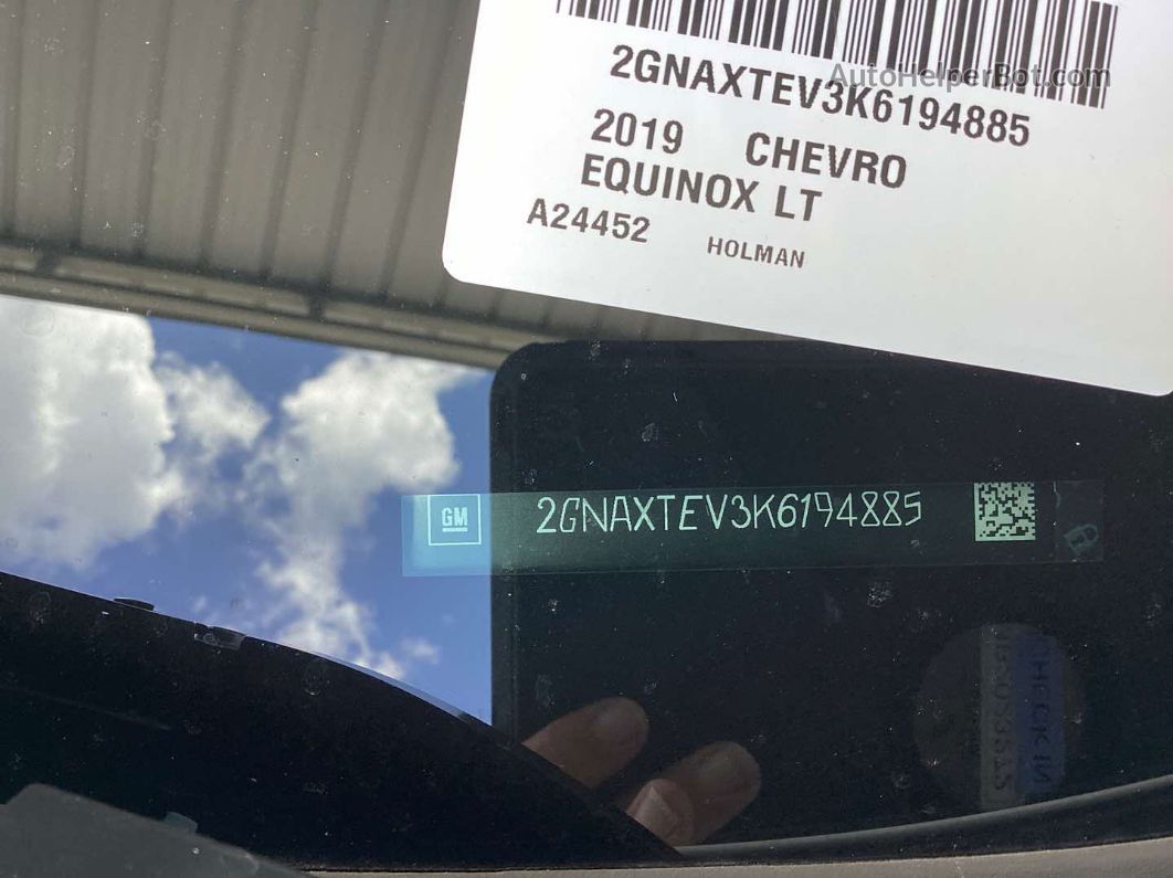 2019 Chevrolet Equinox Lt Unknown vin: 2GNAXTEV3K6194885