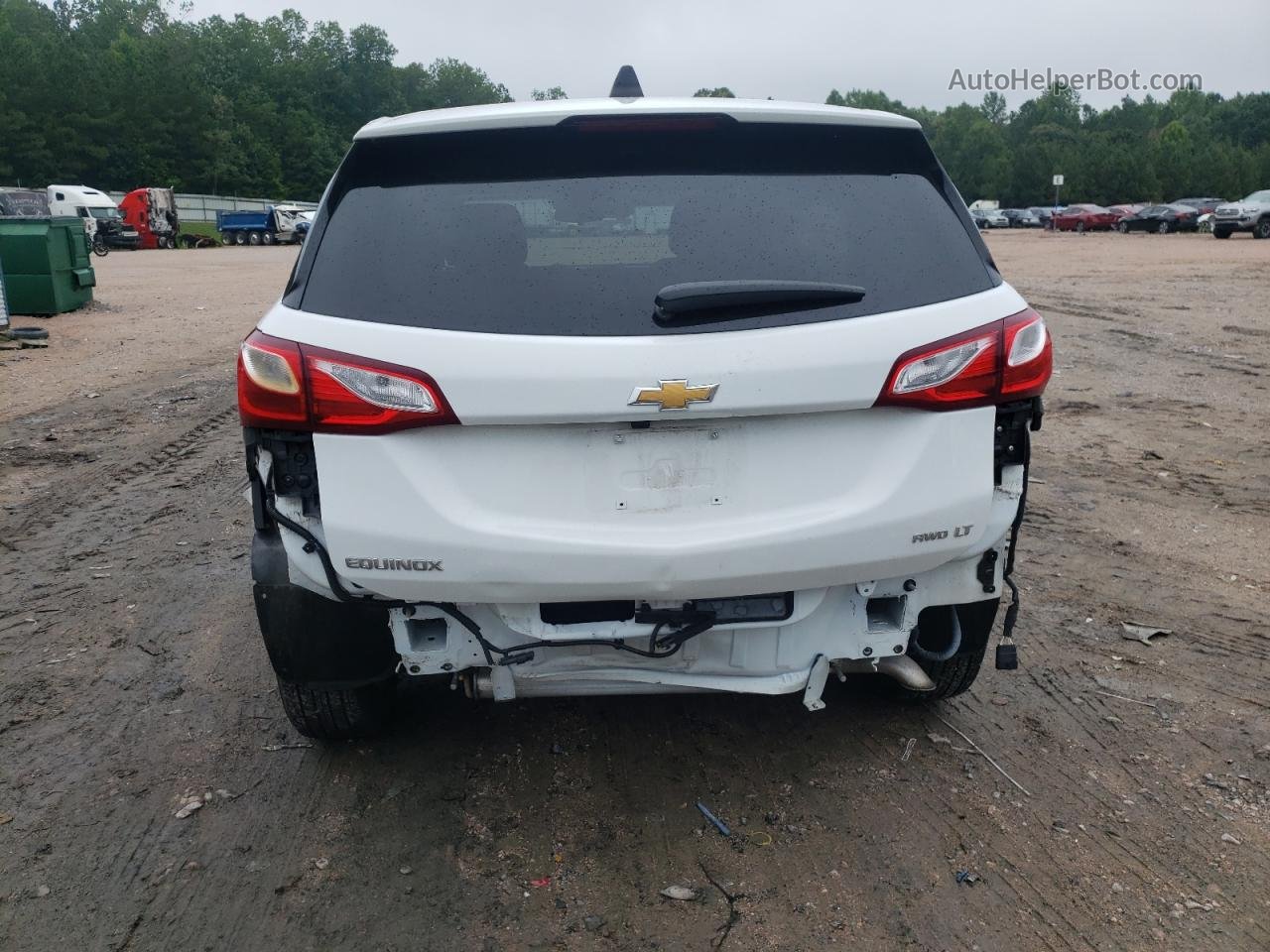 2019 Chevrolet Equinox Lt Белый vin: 2GNAXTEV4K6213010