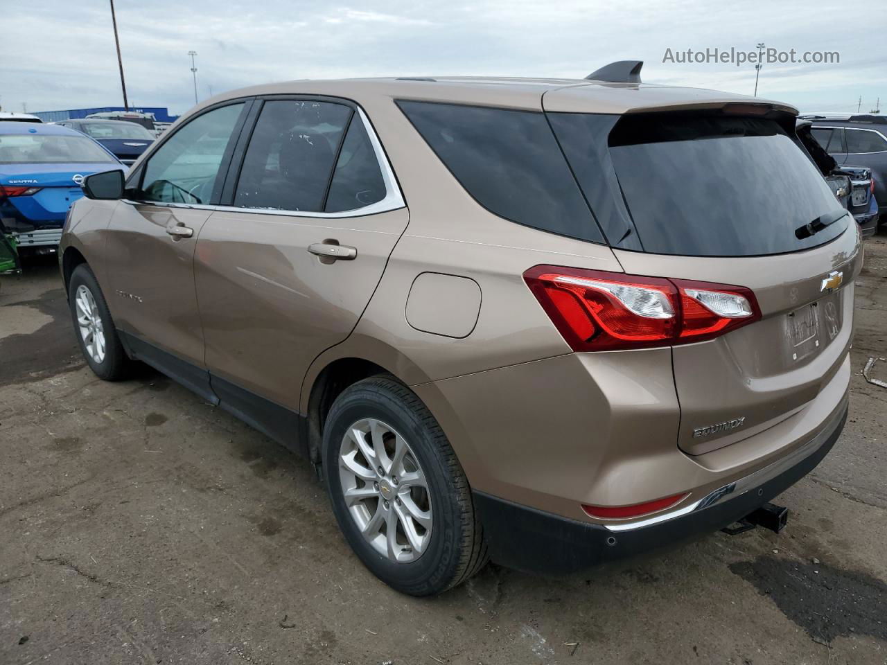 2019 Chevrolet Equinox Lt Желто-коричневый vin: 2GNAXTEV4K6237890