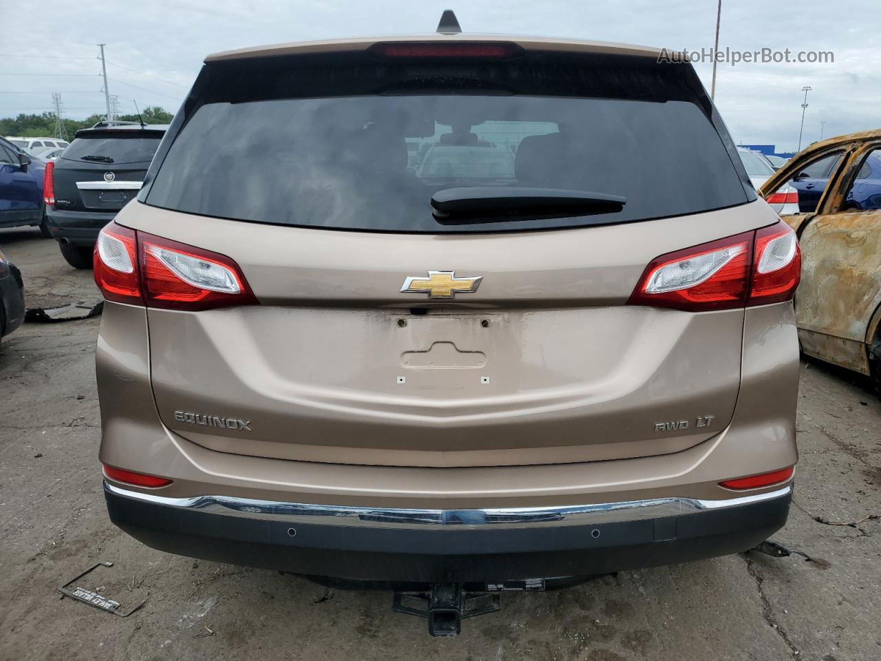 2019 Chevrolet Equinox Lt Tan vin: 2GNAXTEV4K6237890