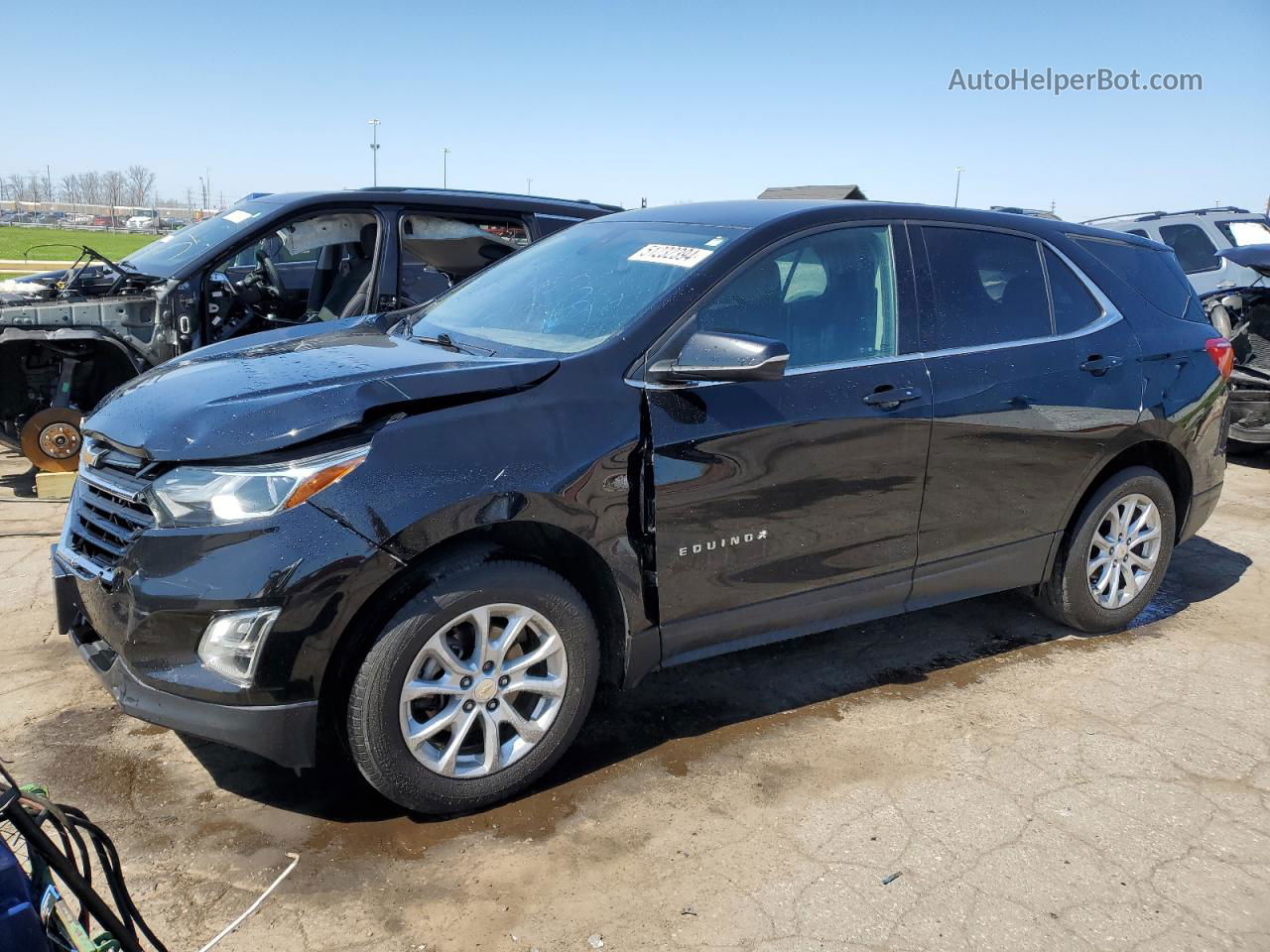 2019 Chevrolet Equinox Lt Black vin: 2GNAXTEV4K6277077