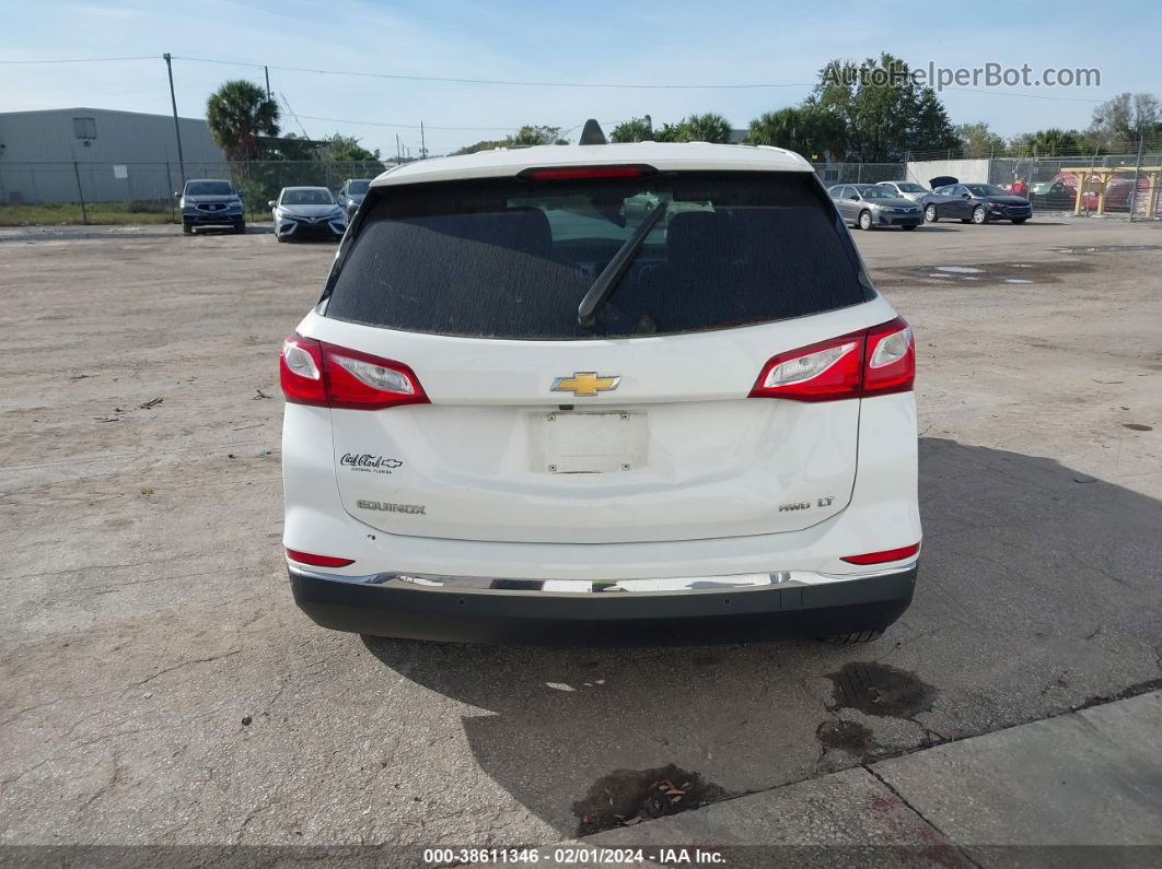 2019 Chevrolet Equinox Lt White vin: 2GNAXTEV6K6289344