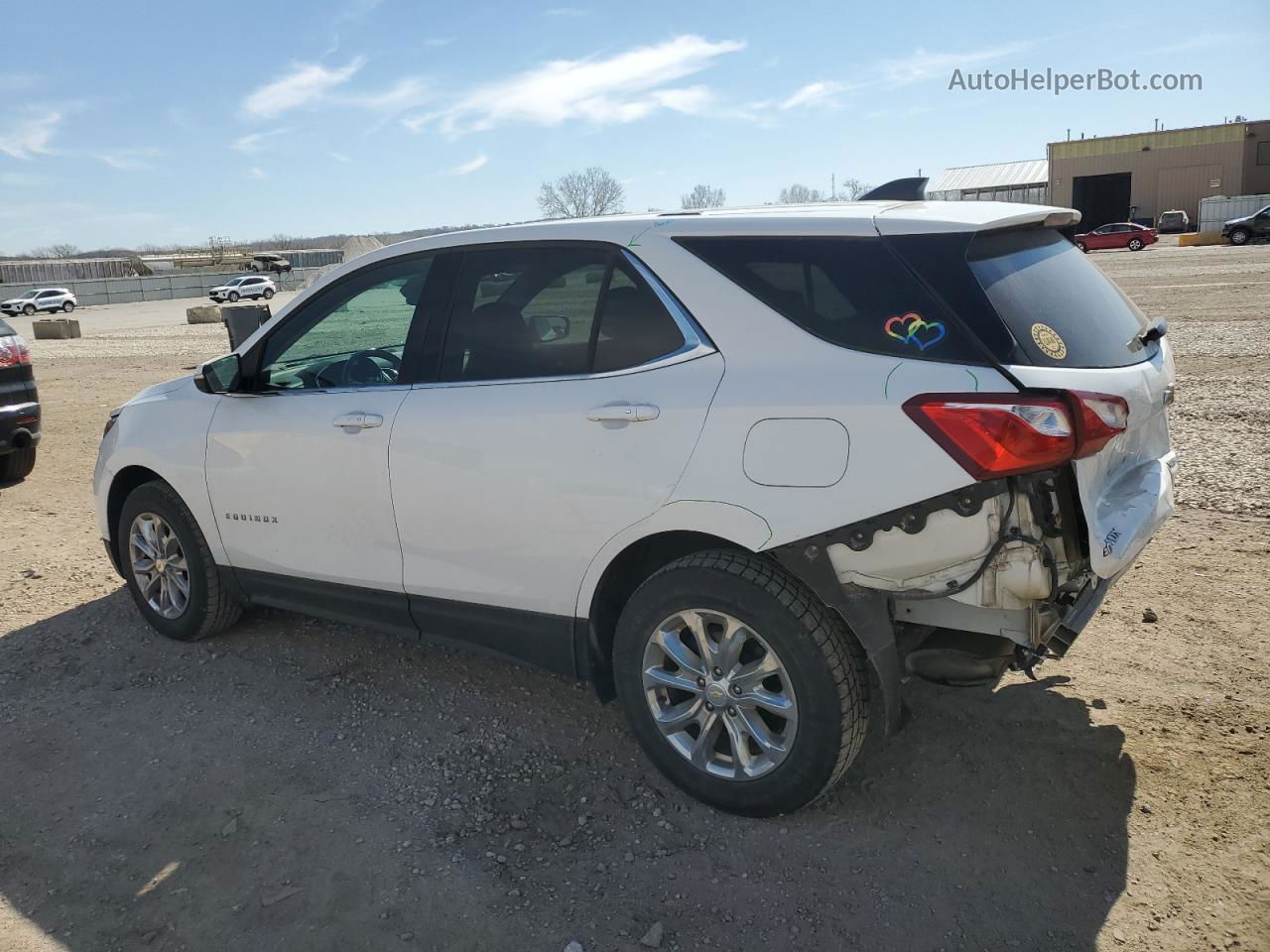 2019 Chevrolet Equinox Lt Белый vin: 2GNAXTEV7K6210098