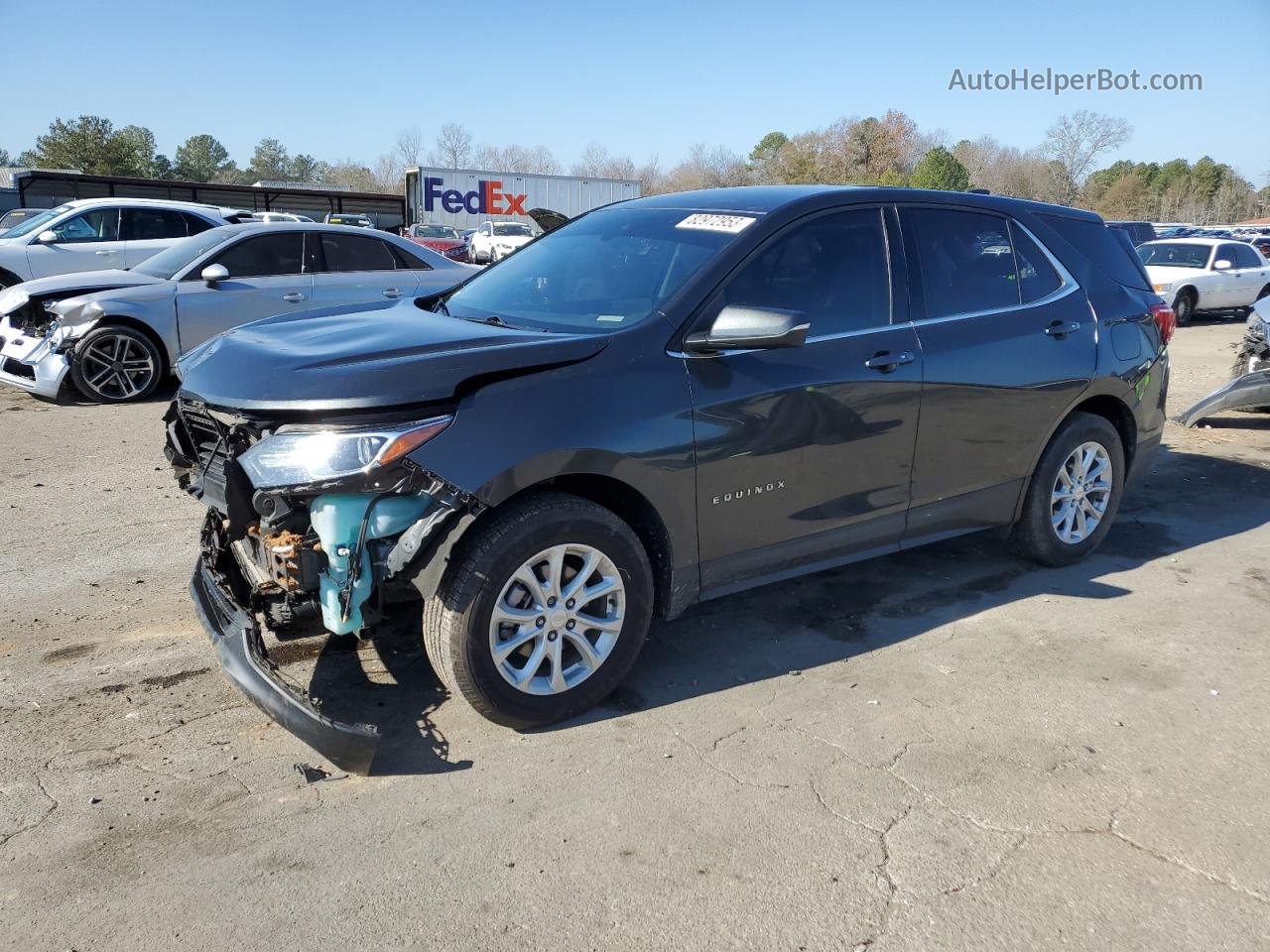 2019 Chevrolet Equinox Lt Gray vin: 2GNAXTEV9K6137140