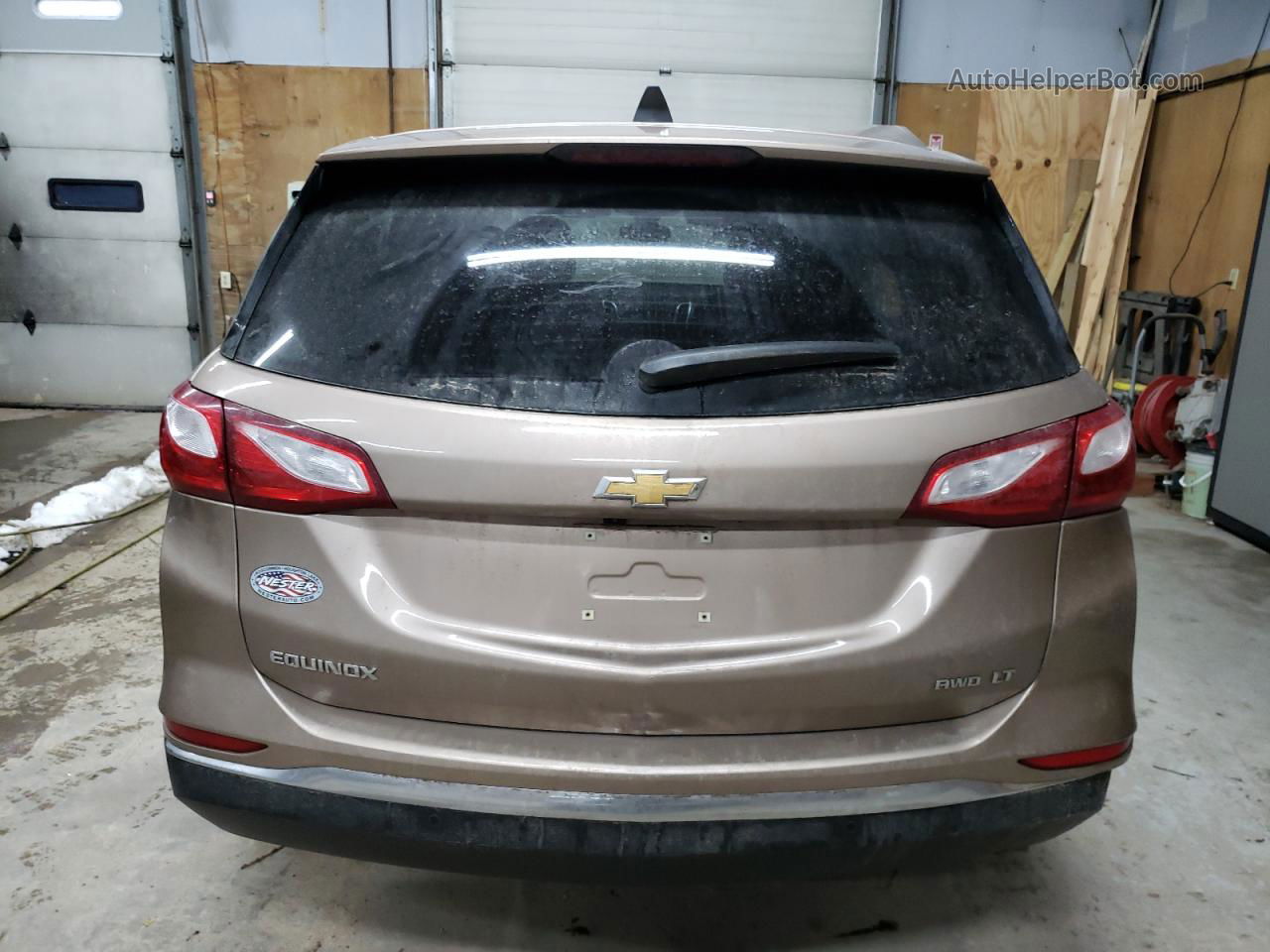 2019 Chevrolet Equinox Lt Tan vin: 2GNAXTEV9K6223421