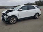 2018 Chevrolet Equinox Lt White vin: 2GNAXTEX0J6106469