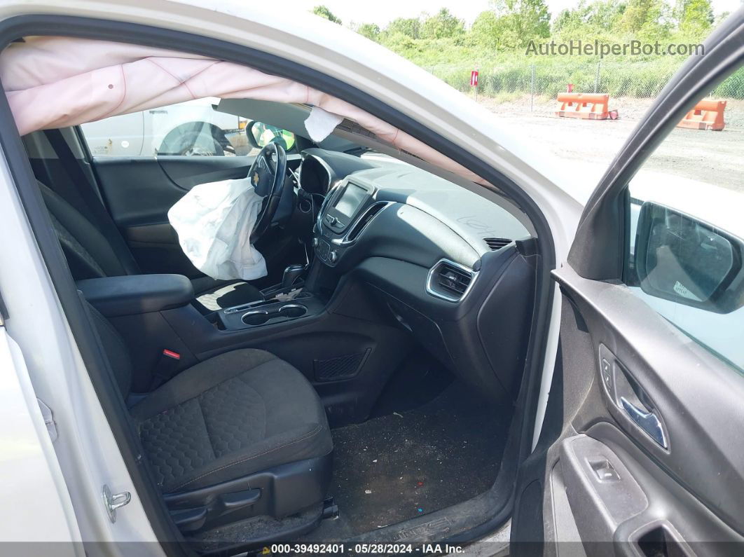 2018 Chevrolet Equinox Lt White vin: 2GNAXTEX0J6165568