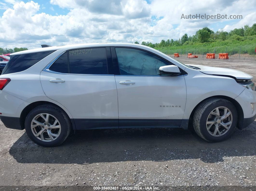 2018 Chevrolet Equinox Lt White vin: 2GNAXTEX0J6165568