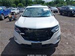 2018 Chevrolet Equinox Lt White vin: 2GNAXTEX0J6165568