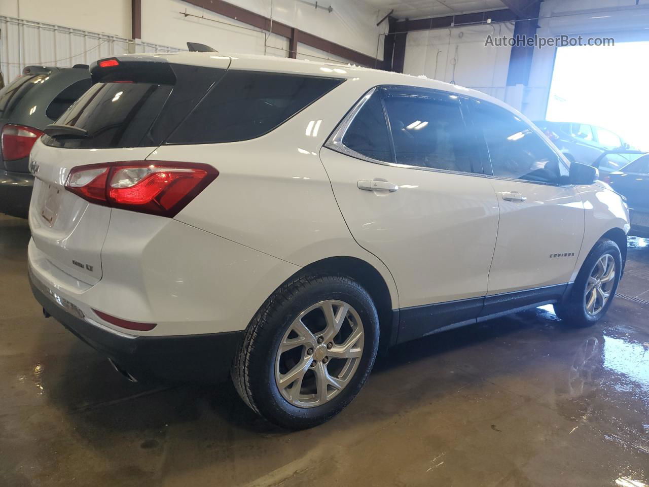 2018 Chevrolet Equinox Lt White vin: 2GNAXTEX1J6174361