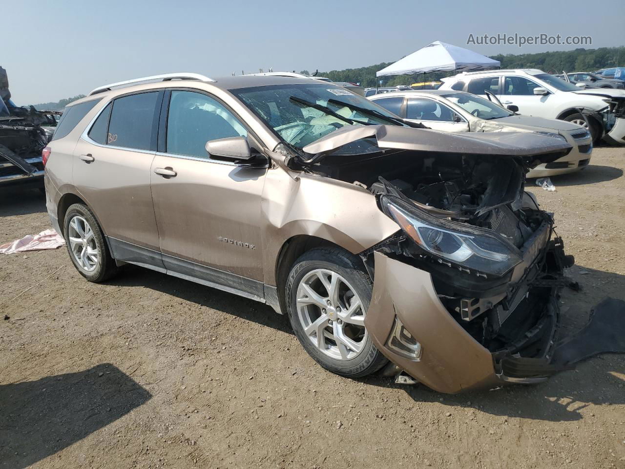 2018 Chevrolet Equinox Lt Gold vin: 2GNAXTEX3J6265311