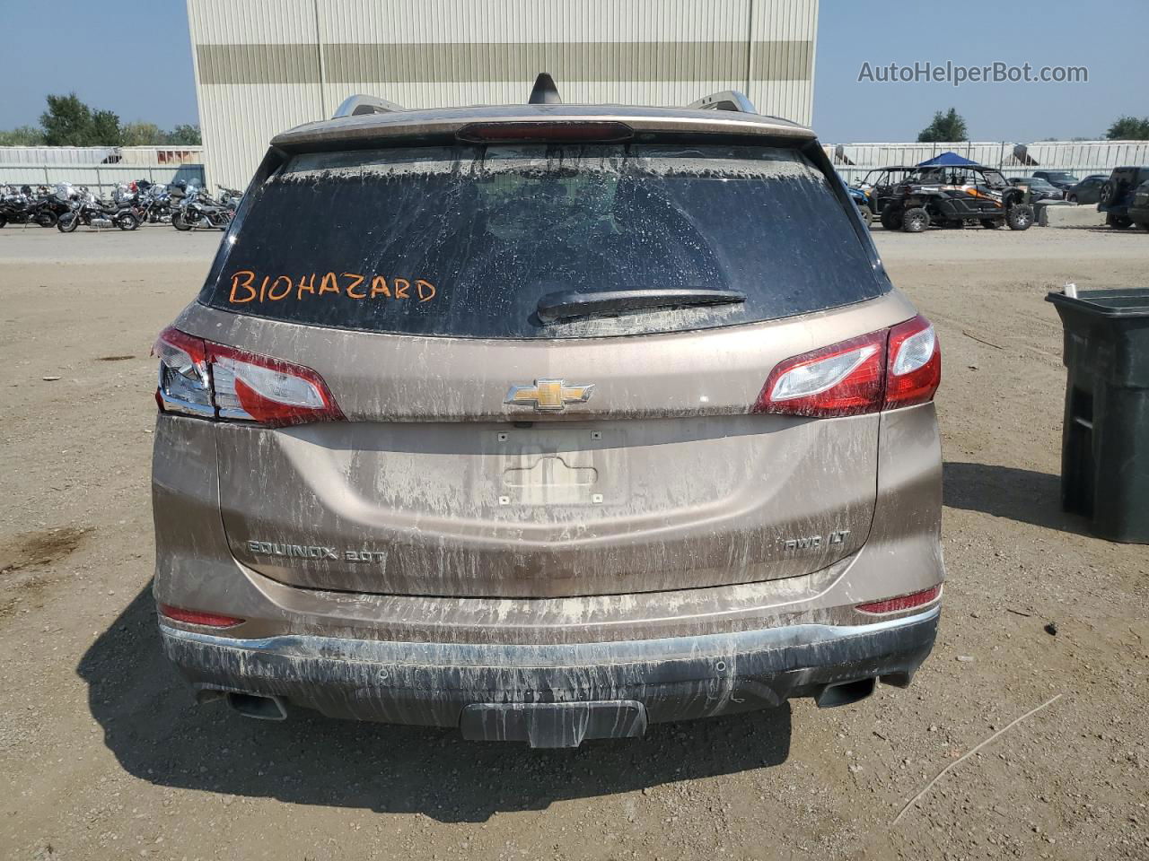 2018 Chevrolet Equinox Lt Золотой vin: 2GNAXTEX3J6265311