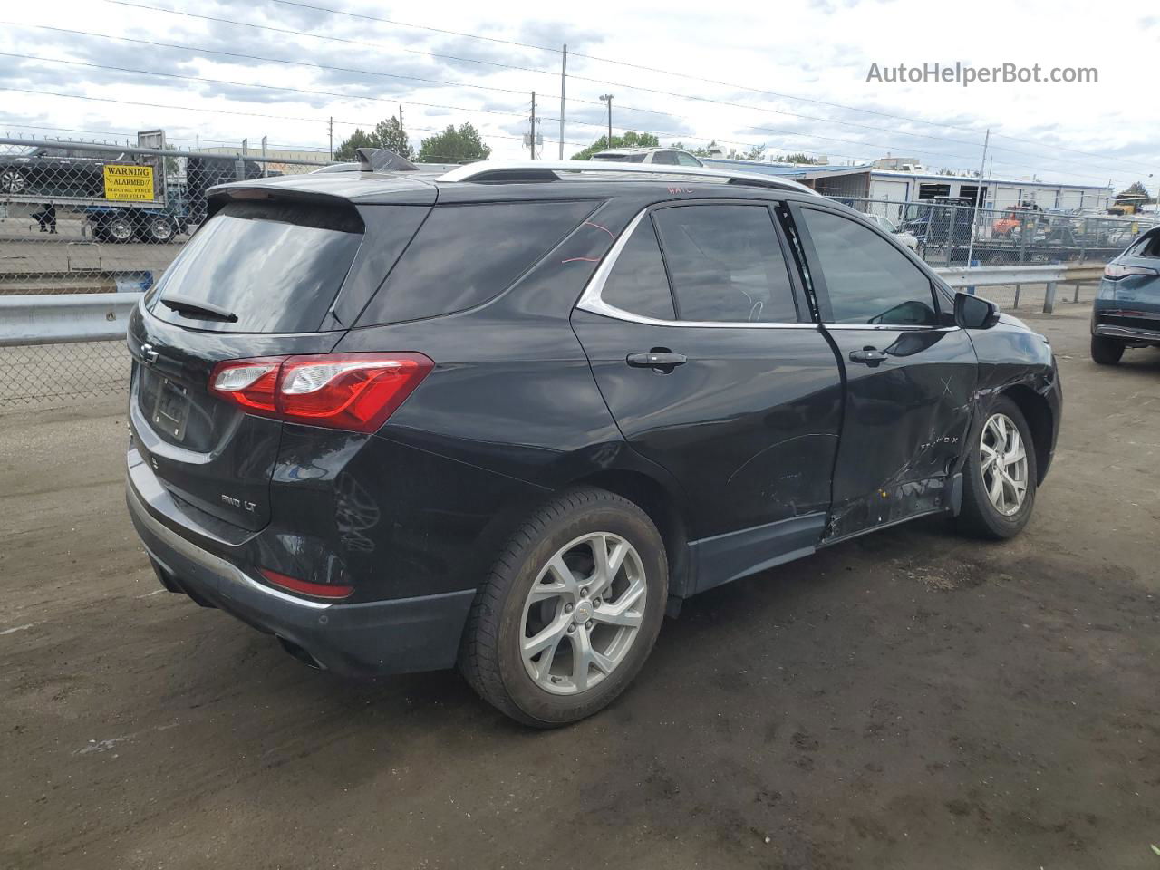 2018 Chevrolet Equinox Lt Black vin: 2GNAXTEX3J6347605