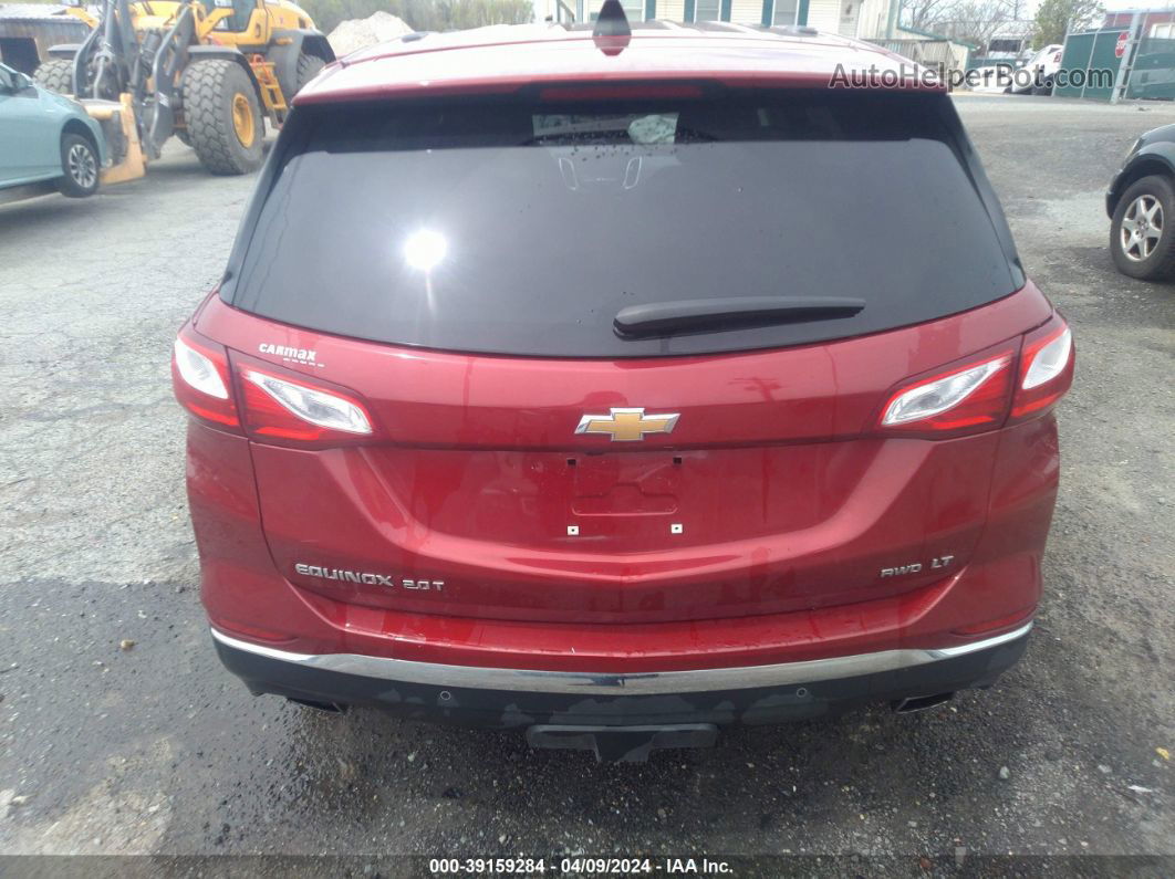 2018 Chevrolet Equinox Lt Бордовый vin: 2GNAXTEX4J6234410