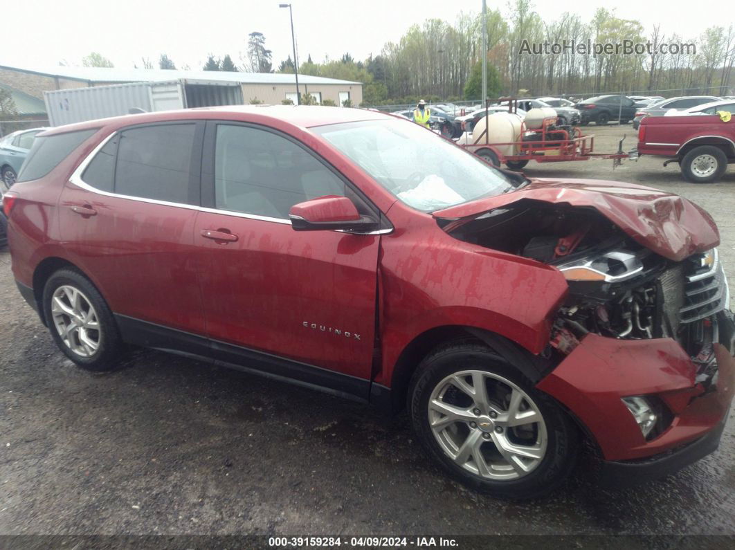 2018 Chevrolet Equinox Lt Burgundy vin: 2GNAXTEX4J6234410