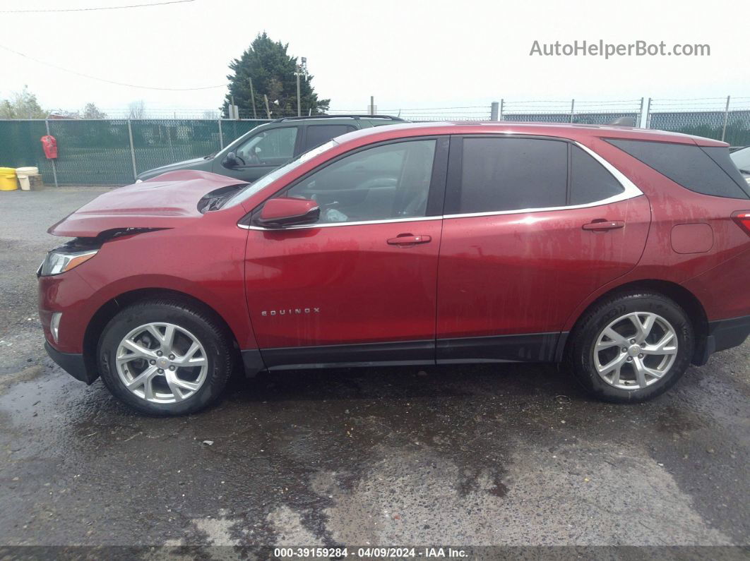 2018 Chevrolet Equinox Lt Burgundy vin: 2GNAXTEX4J6234410