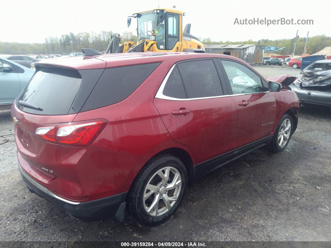 2018 Chevrolet Equinox Lt Burgundy vin: 2GNAXTEX4J6234410