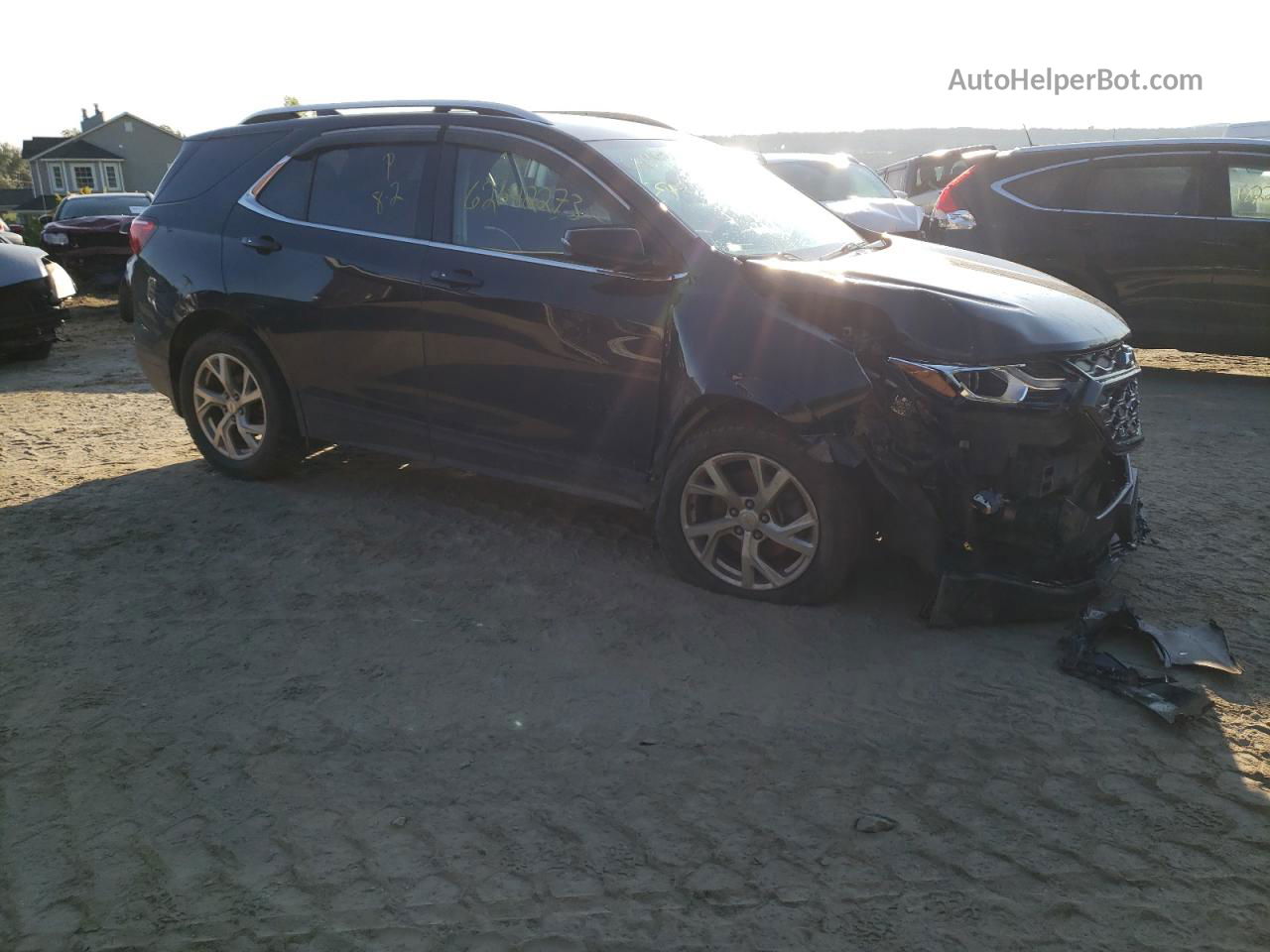 2018 Chevrolet Equinox Lt Черный vin: 2GNAXTEX5J6334807