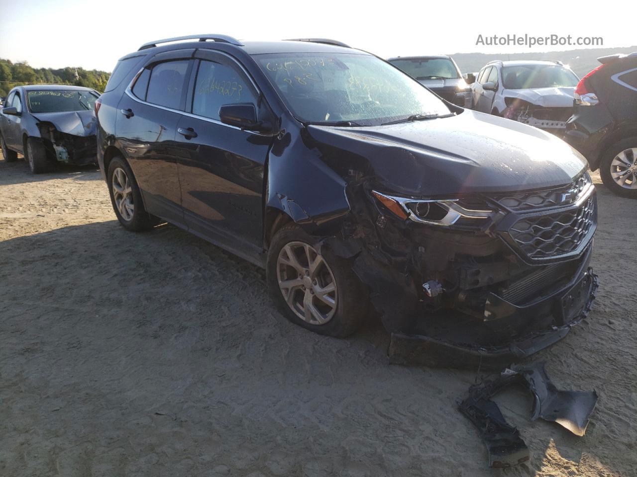 2018 Chevrolet Equinox Lt Black vin: 2GNAXTEX5J6334807