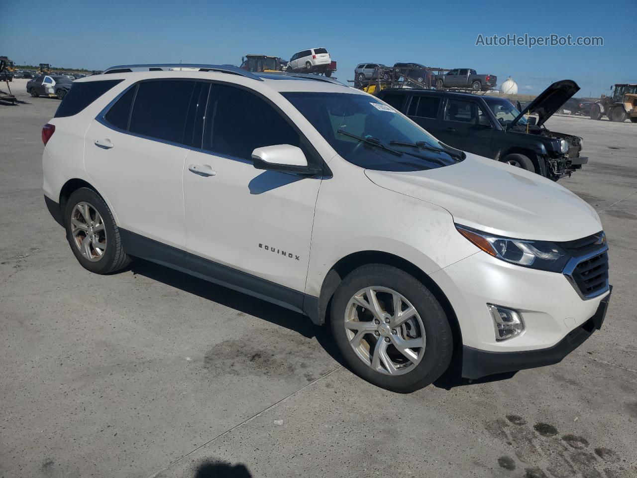 2018 Chevrolet Equinox Lt Белый vin: 2GNAXTEX6J6160584