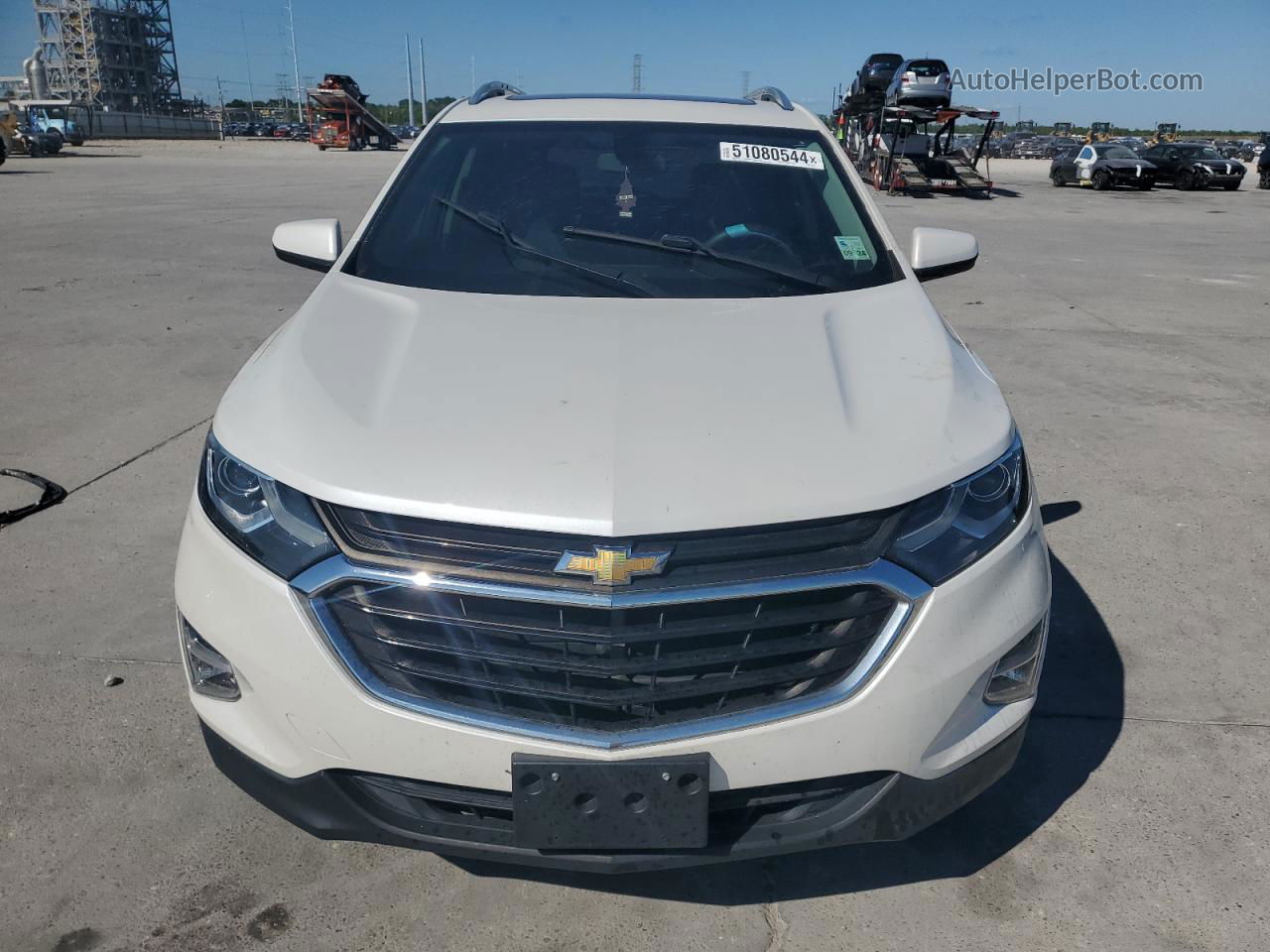 2018 Chevrolet Equinox Lt Белый vin: 2GNAXTEX6J6160584