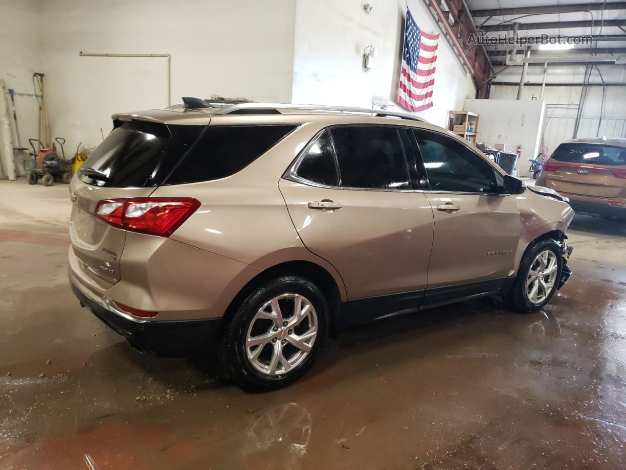 2018 Chevrolet Equinox Lt Tan vin: 2GNAXTEX7J6252173